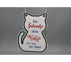 Stickserie - ITH Türschilder Katzen